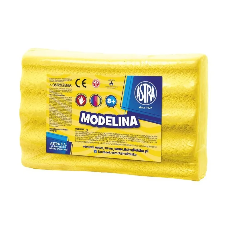 ASTRA Modelovací hmota do trouby MODELINA 1kg Žlutá, 304111011