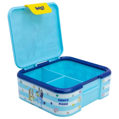 Detská desiatová krabička Bluey SUPREMA – 3 priehradky
