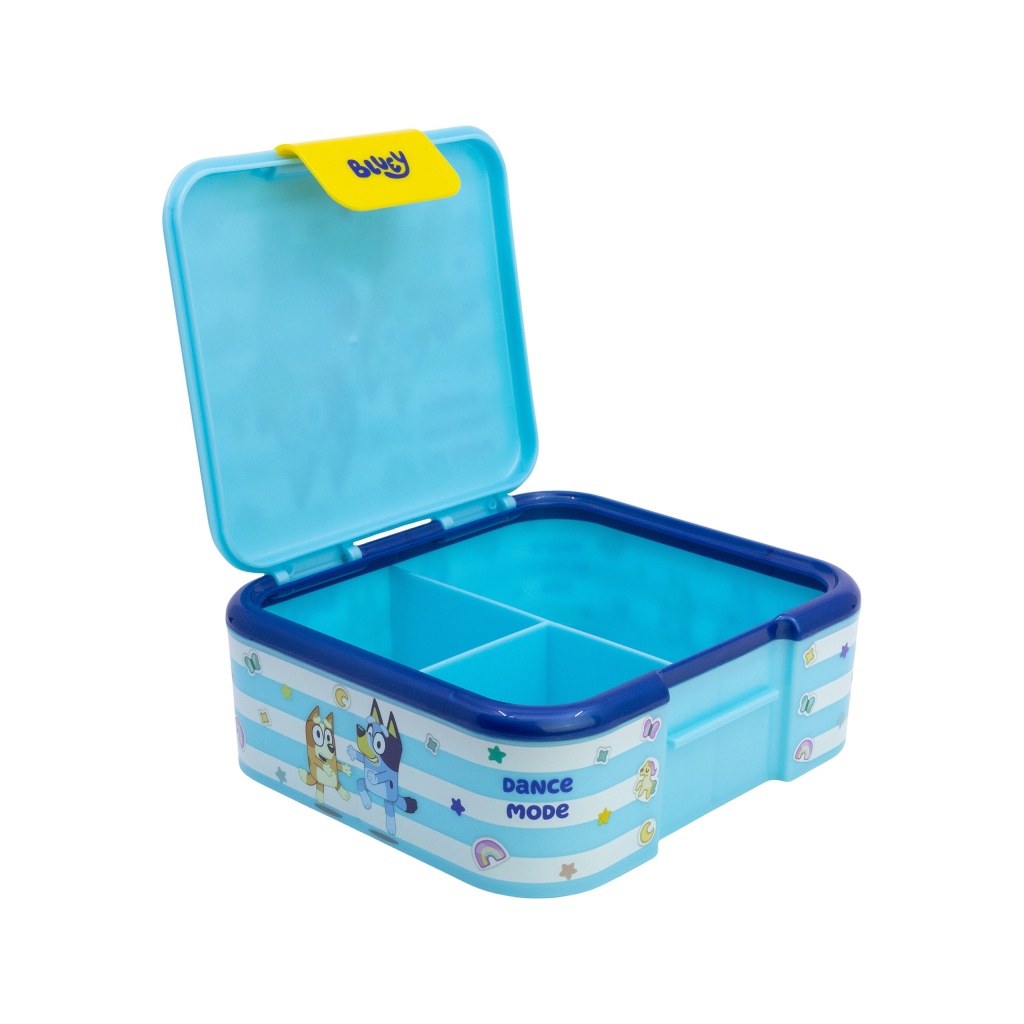 Dětská svačinová krabička Bluey SUPREMA – 3 přihrádky