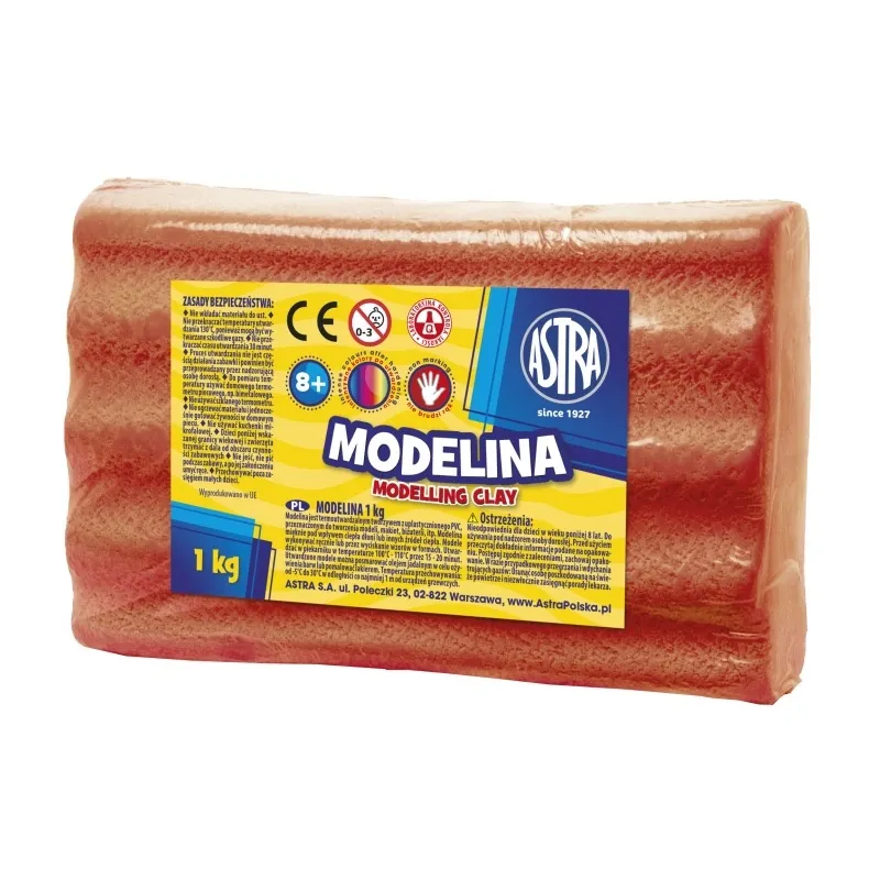 ASTRA Modelovací hmota do trouby MODELINA 1kg Červená, 304111009