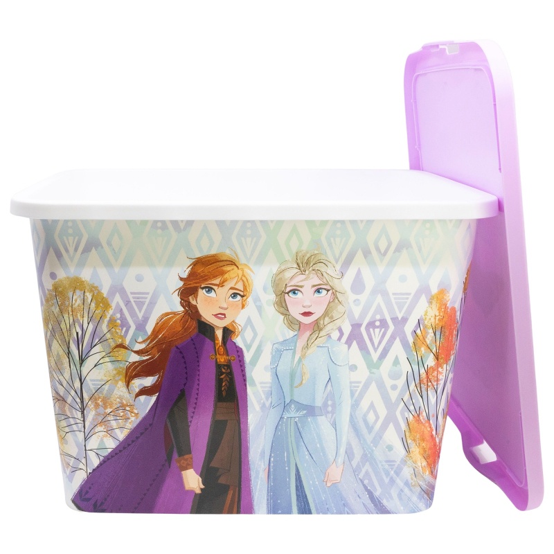 Plastový úložný box Frozen 23 ls klikacím víkem | Dětské úložné boxy
