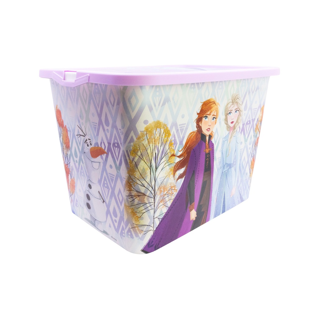 Plastový úložný box Frozen 23 ls klikacím víkem | Dětské úložné boxy