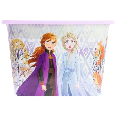 Plastový úložný box Frozen 23 l s klikacím vekom | Detské úložné boxy