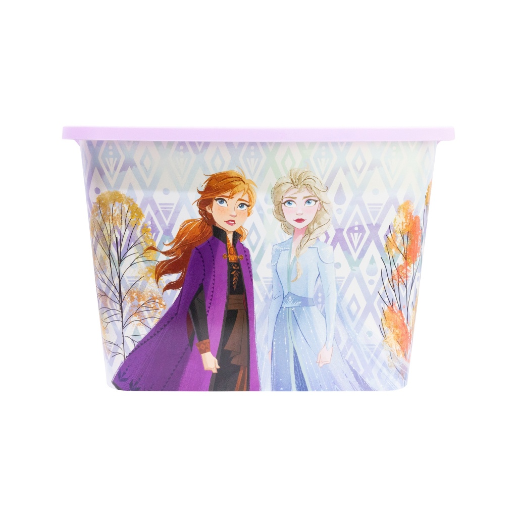 Plastový úložný box Frozen 23 l s klikacím vekom | Detské úložné boxy