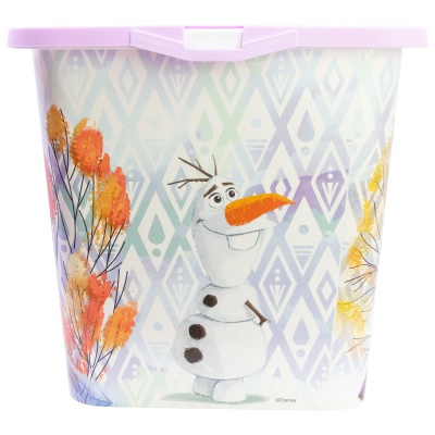 Plastový úložný box Frozen 23 l s klikacím vekom | Detské úložné boxy