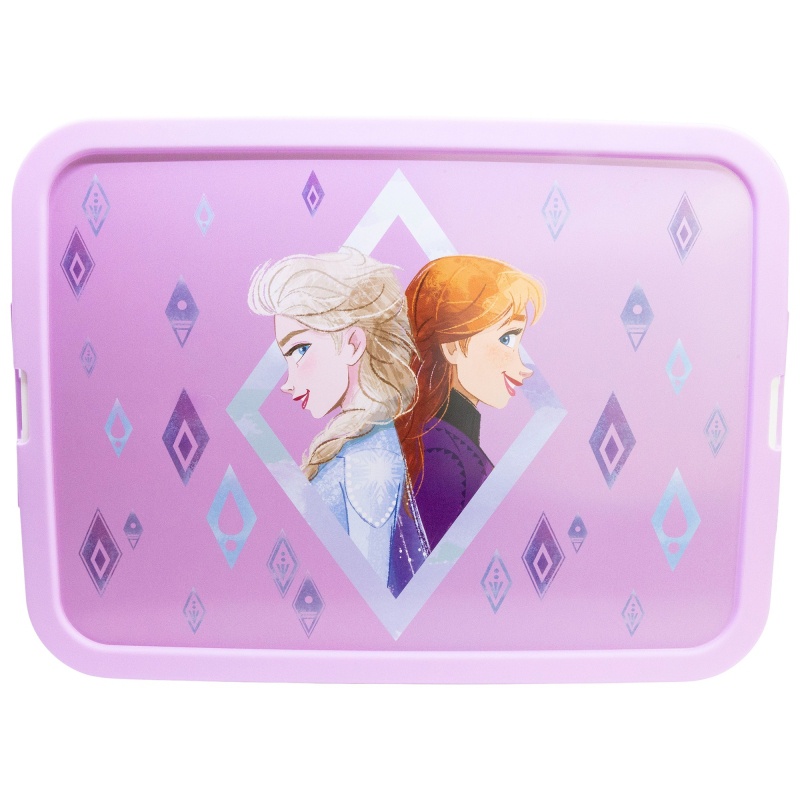 Plastový úložný box Frozen 23 l s klikacím vekom | Detské úložné boxy