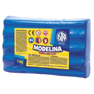 ASTRA Modelovací hmota do trouby MODELINA 1kg Modrá, 304111010 ASTRA Modelovací hmota do trouby MODELINA 1kg Modrá, 304111010