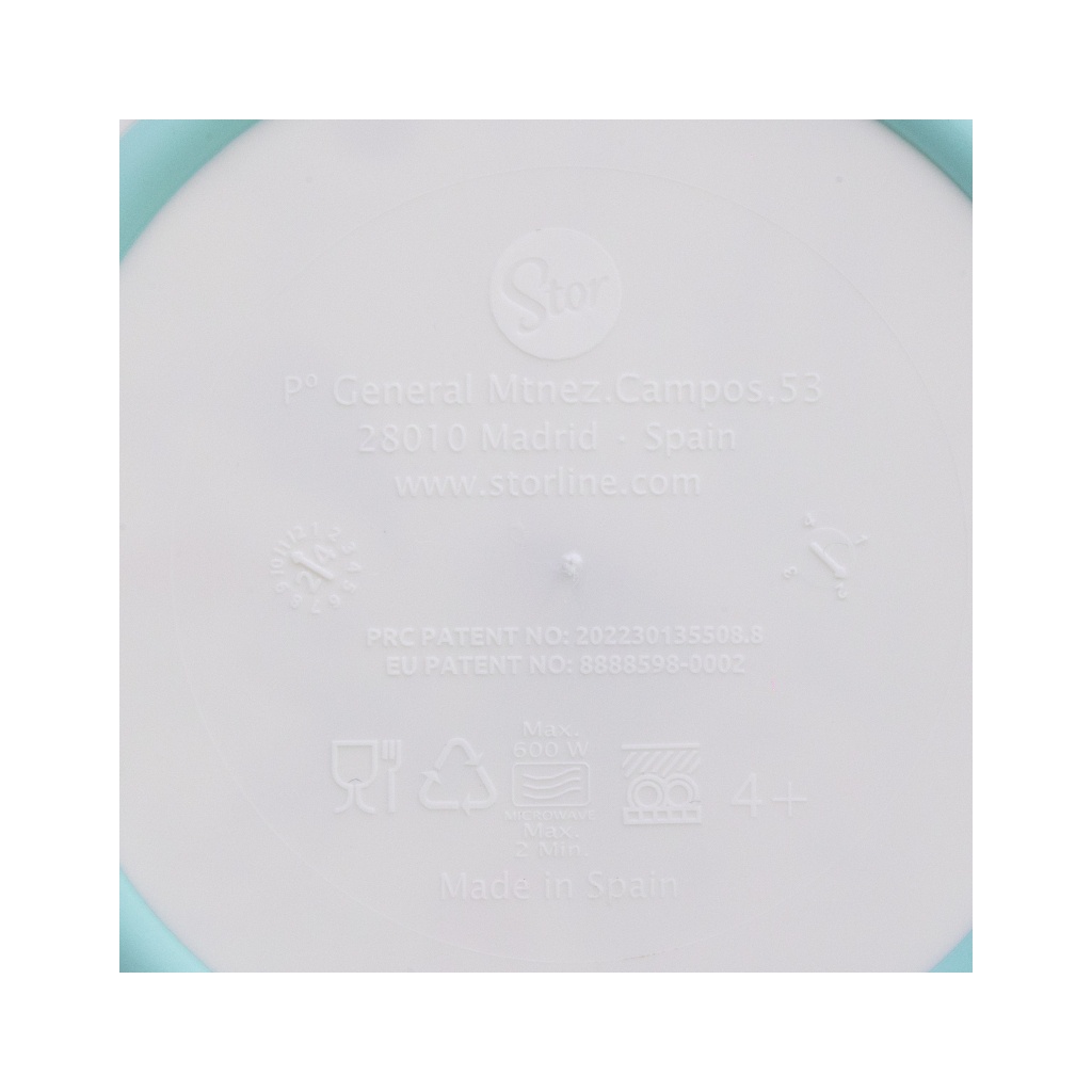 Detský protišmykový jedálenský set Frozen Premium Bicolor – 5 dielov