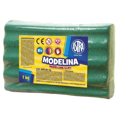 ASTRA Modelovací hmota do trouby MODELINA 1kg Tmavě zelená, 304111008 ASTRA Modelovací hmota do trouby MODELINA 1kg Tmavě zelená, 304111008