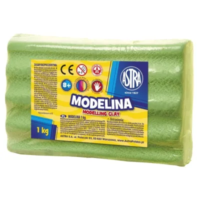 ASTRA Modelovací hmota do trouby MODELINA 1kg Světle zelená, 304111005 ASTRA Modelovací hmota do trouby MODELINA 1kg Světle zelená, 304111005