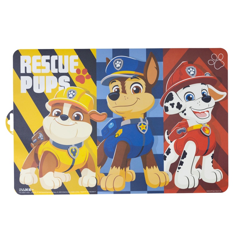 Detské prestieranie Paw Patrol Boy Rescue Pups