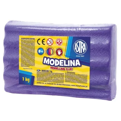 ASTRA Modelovací hmota do trouby MODELINA 1kg Fialová, 304111003 ASTRA Modelovací hmota do trouby MODELINA 1kg Fialová, 304111003