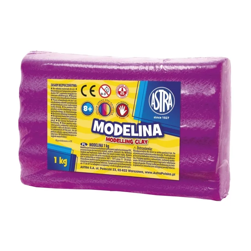 ASTRA Modelovací hmota do trouby MODELINA 1kg Růžová, 304111004 ASTRA Modelovací hmota do trouby MODELINA 1kg Růžová, 304111004
