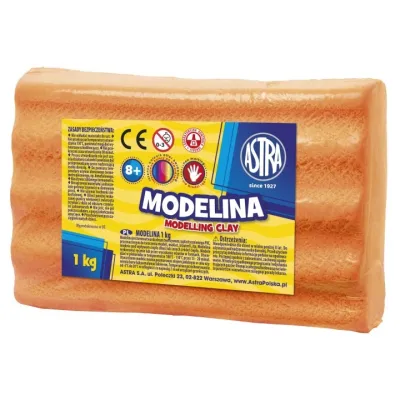 ASTRA Modelovací hmota do trouby MODELINA 1kg Oranžová, 304111006 ASTRA Modelovací hmota do trouby MODELINA 1kg Oranžová, 304111006