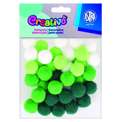 CREATIVO Plyšové POMPOM kuličky FOREST GROWTH, 20mm, 335121019