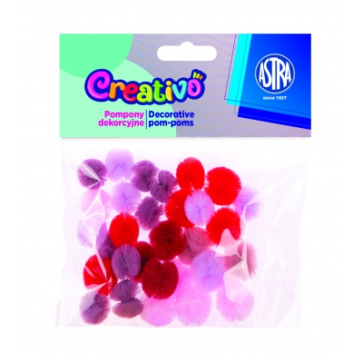 Silonové pompony Creativo SWEET BALLS 15 mm (30 ks)