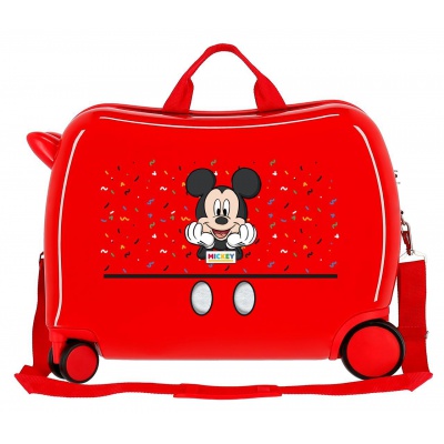 Dětský kufr Disney Mickey Mouse It a Mickey Thing červený – 34 l