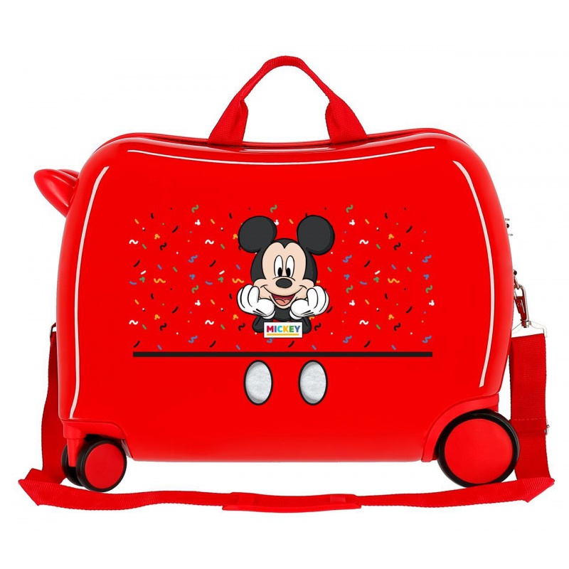 Detský kufor Disney Mickey Mouse It’s a Mickey Thing červený – 34 l