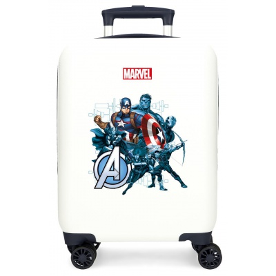 Detský kufor Avengers Legendary ABS biely – 33 l