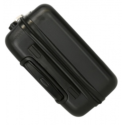 Kabinový kufr Mickey Mouse Mickey Studs ABS černý – 34 l