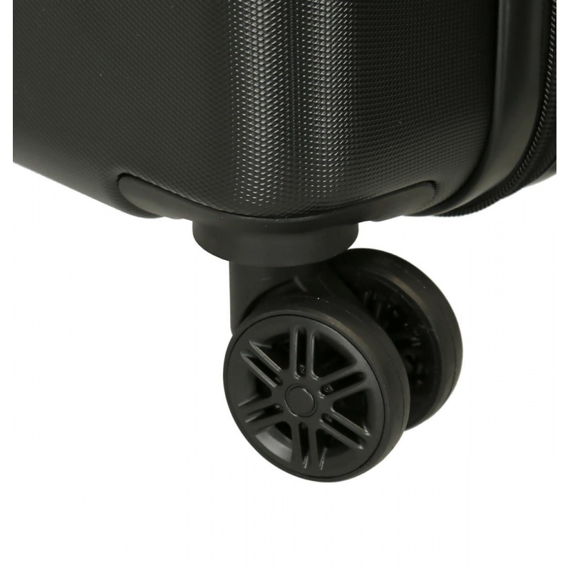 Stredný kufor Mickey Mouse Mickey Studs ABS čierny – 56 l