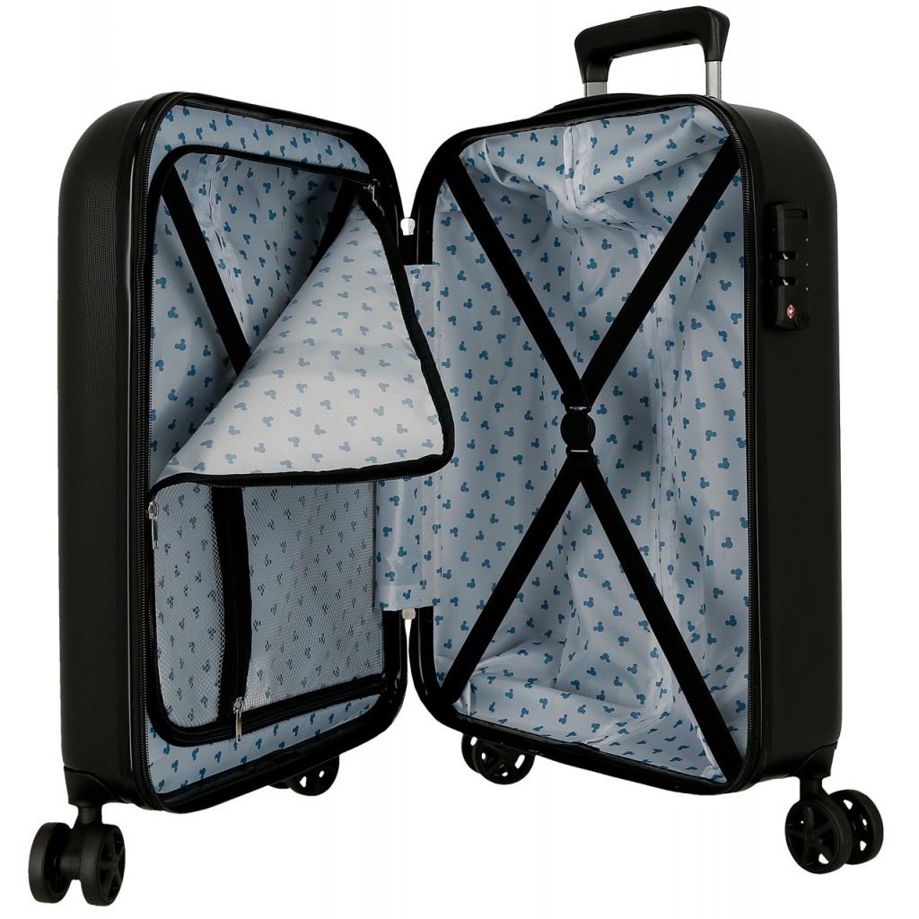 Cestovný kufor Mickey Mouse Good Trip – malý 55 cm | ABS, 37 l