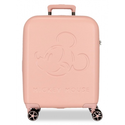 Cestovný kufor Mickey Mouse Good Trip – ružový 55 cm | ABS, 37 l
