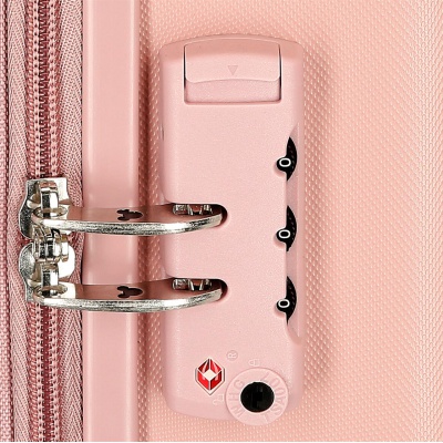 Cestovný kufor Mickey Mouse Good Trip – ružový 55 cm | ABS, 37 l