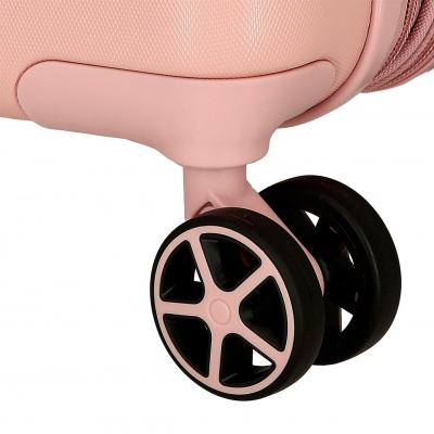 Cestovný kufor Mickey Mouse Good Trip – ružový 55 cm | ABS, 37 l