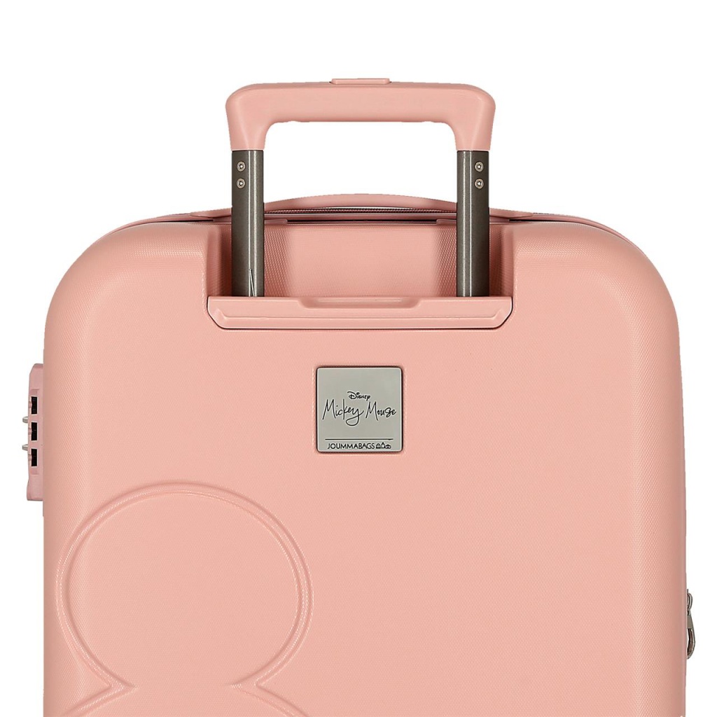 Cestovný kufor Mickey Mouse Good Trip – ružový 55 cm | ABS, 37 l