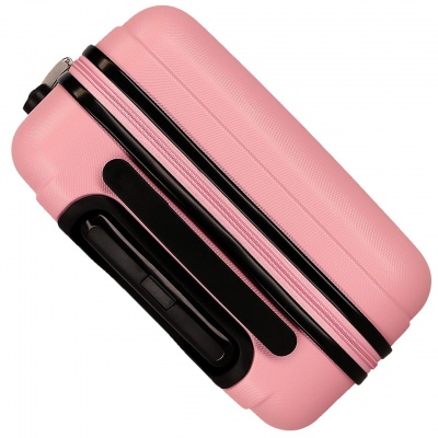 Luxusný cestovný kufor Minnie Mouse Heads 55 cm | Kabínový ABS kufor