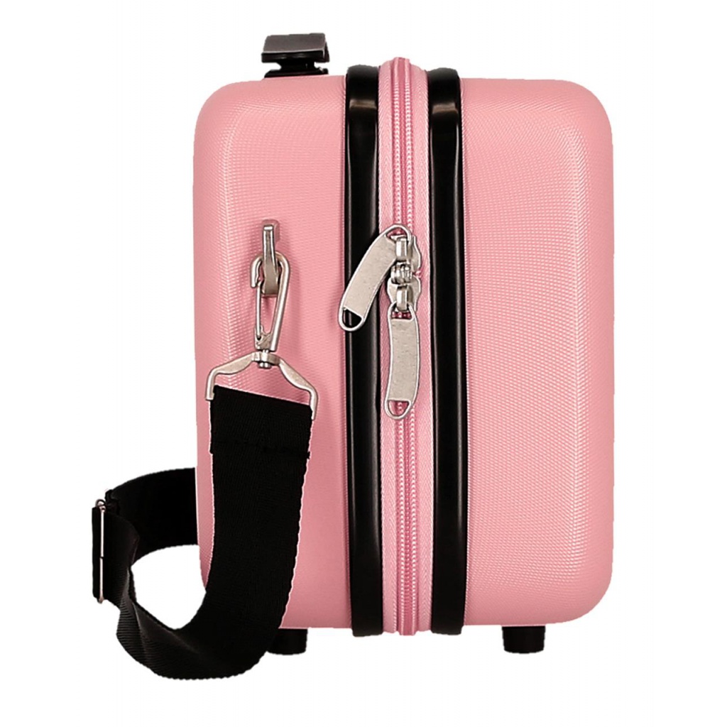 Cestovný kozmetický kufrík Minnie Mouse Heads 9 l | ružový