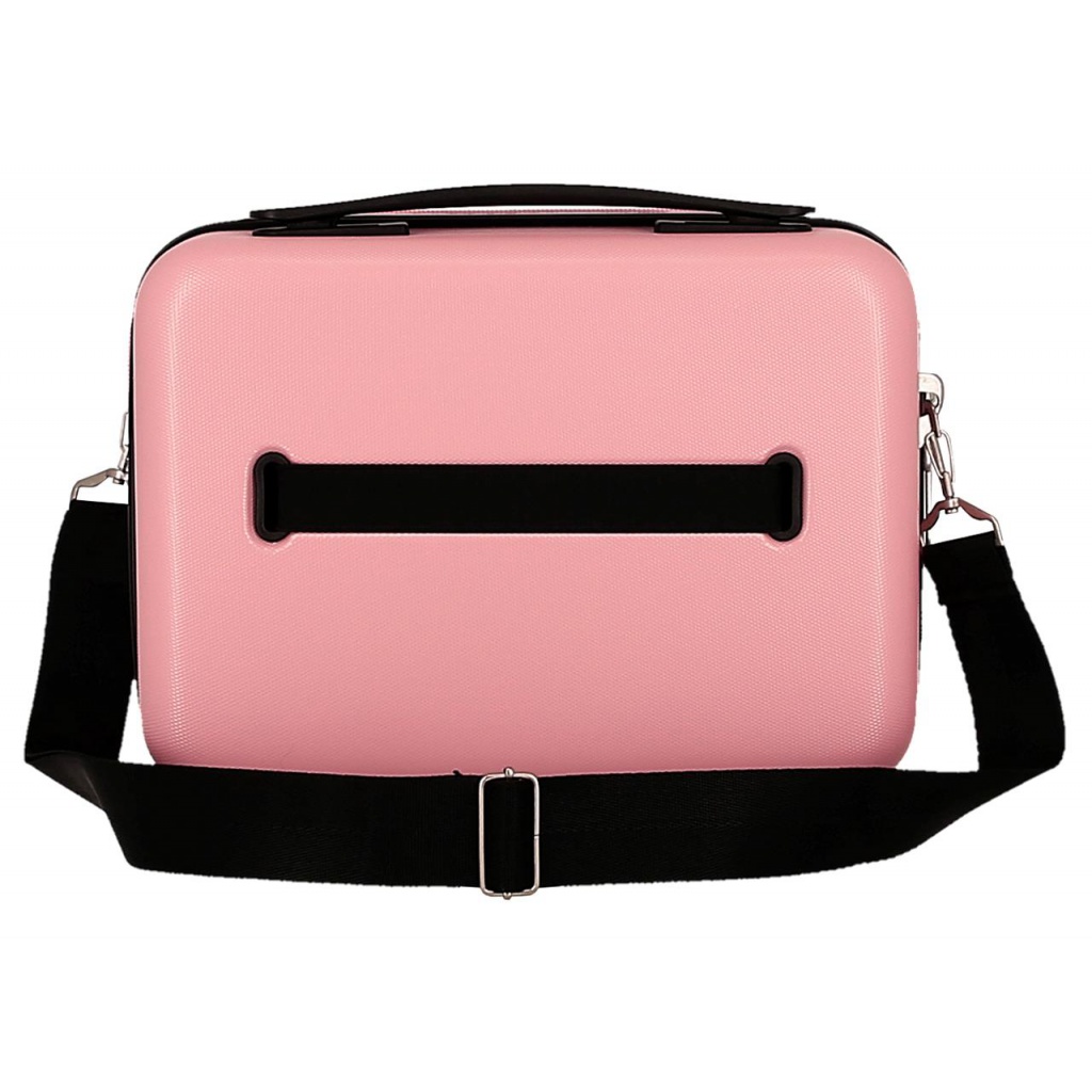 Cestovný kozmetický kufrík Minnie Mouse Heads 9 l | ružový