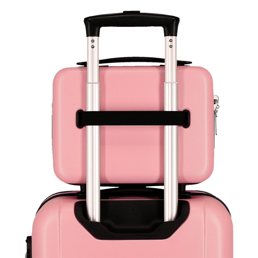 Cestovný kozmetický kufrík Minnie Mouse Heads 9 l | ružový