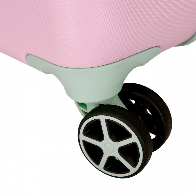 Detský cestovný kufor Lilo & Stitch Travelling With Stitch 32 l – ružový