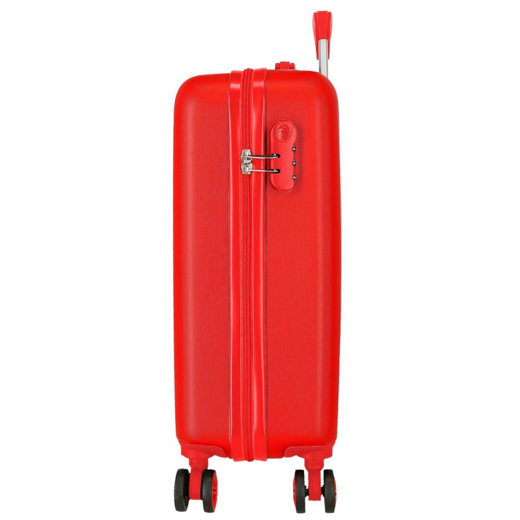 Detský cestovný kufor Mickey Mouse Fashion – červený ABS kufor 34 l