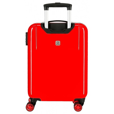 Detský cestovný kufor Mickey Mouse Fashion – červený ABS kufor 34 l