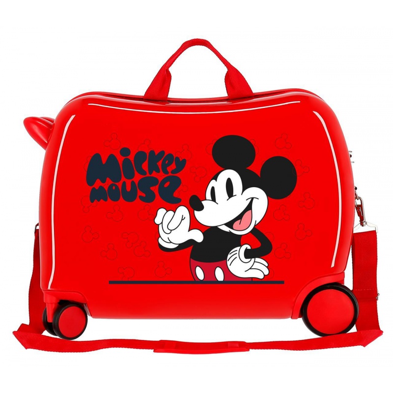 Dětský kufr/odrážedlo Mickey Mouse Fashion 34 l | ABS kufr pro děti