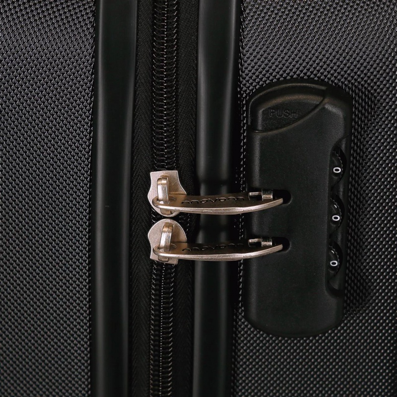 Pevný škrupinkový ABS cestovný kufor s nadčasovým dizajnom od renomovaného španielskeho výrobcu JOUMMA BAGS. Kvalitné vypracovan