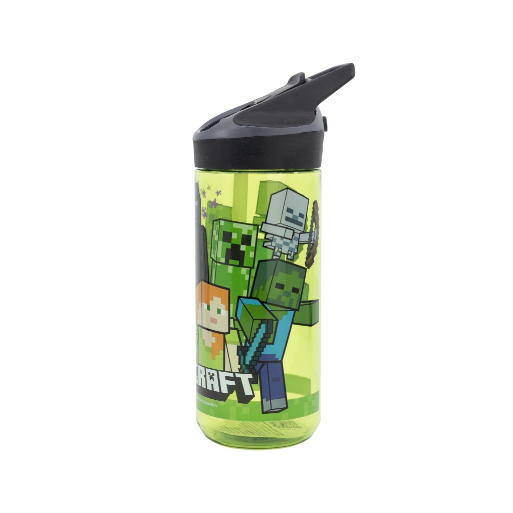 Dětská láhev na pití Minecraft Ecozen Premium 620 ml – Tritan, škola a volný čas