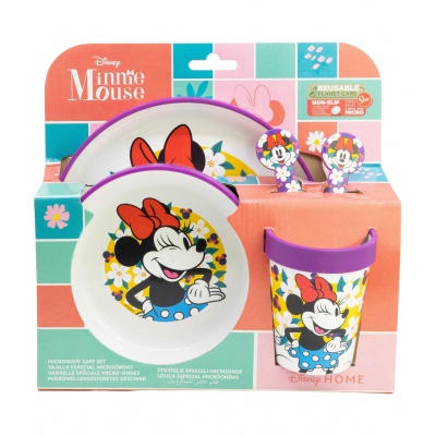 detsky-jidelni-set-minnie-5-dilny-talir-miska-sklenice-a-pribor-bpa-free-81285