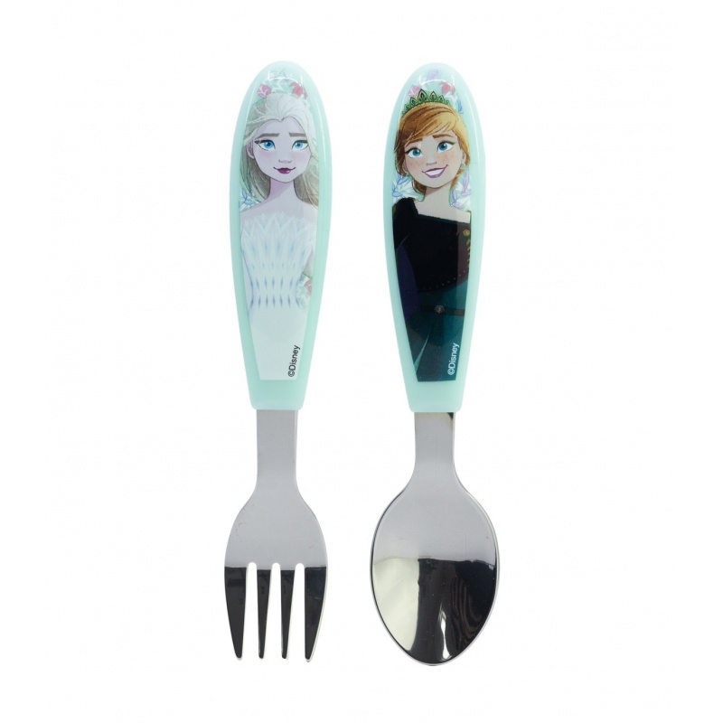 Dětský příbor Disney Frozen lžíce a vidlička kovový set
