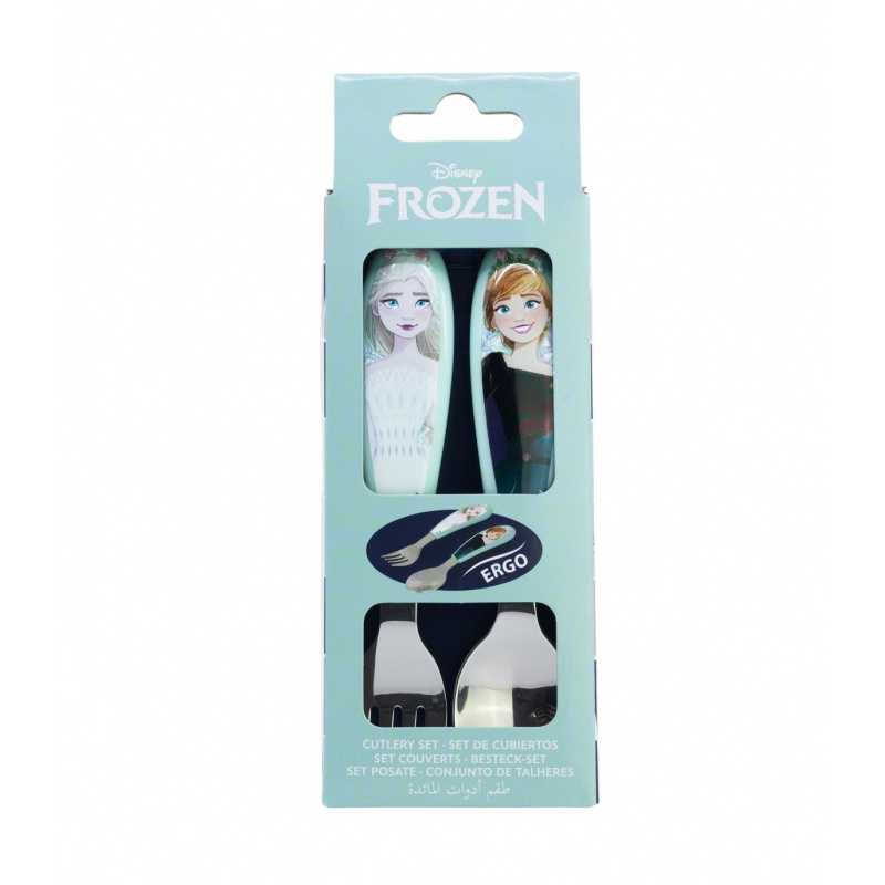 Detský príbor Disney Frozen lyžica a vidlička kovový set