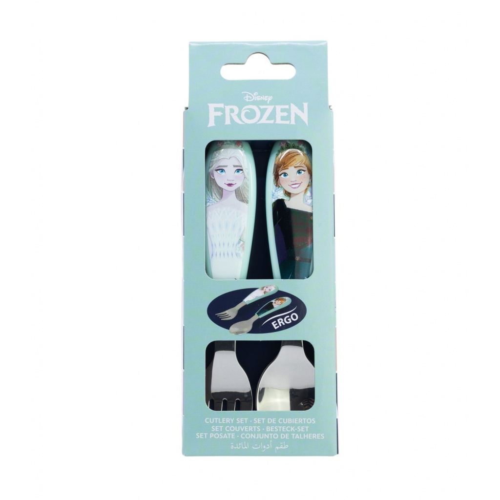 Detský príbor Disney Frozen lyžica a vidlička kovový set