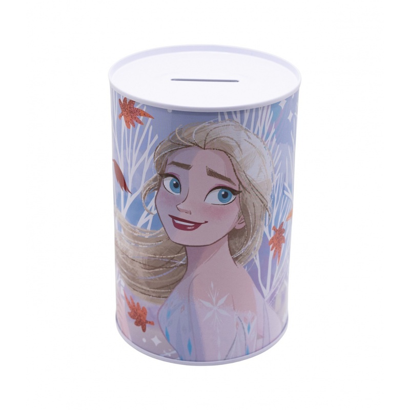 Kovová pokladnička Disney Frozen detská kasička 15 cm