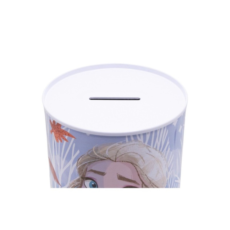 Kovová pokladnička Disney Frozen detská kasička 15 cm
