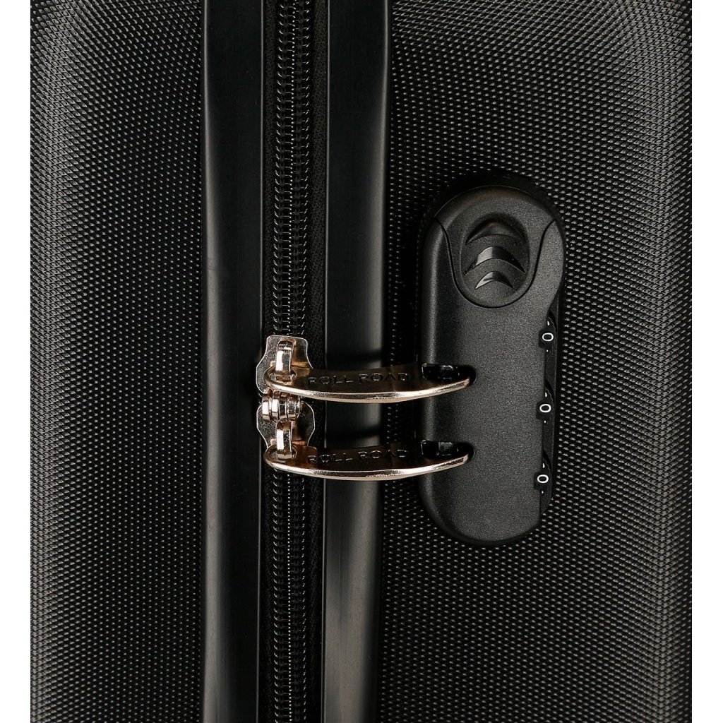 ROLL ROAD Flex Black, Příruční mini cestovní kufr, 40x30x20cm, 24L, 5849960