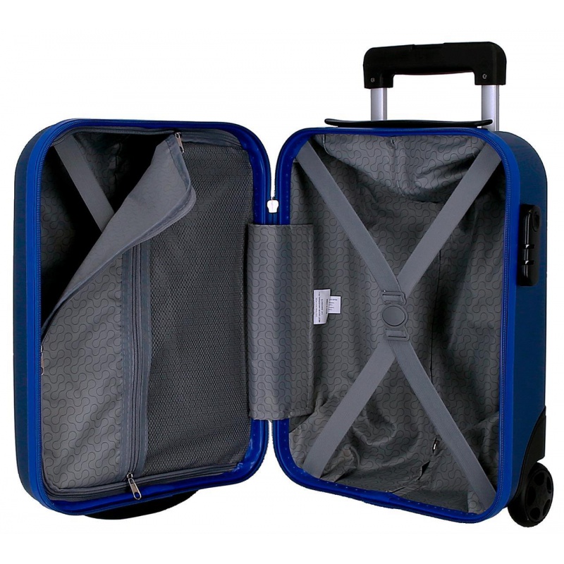 Príručný kabínový kufor Roll Road Flex Blue 40x30x20 cm 24L – cestovanie lietadlom