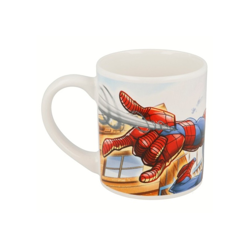 Detská keramická súprava Spiderman 3 ks – tanier, miska, hrnček Marvel