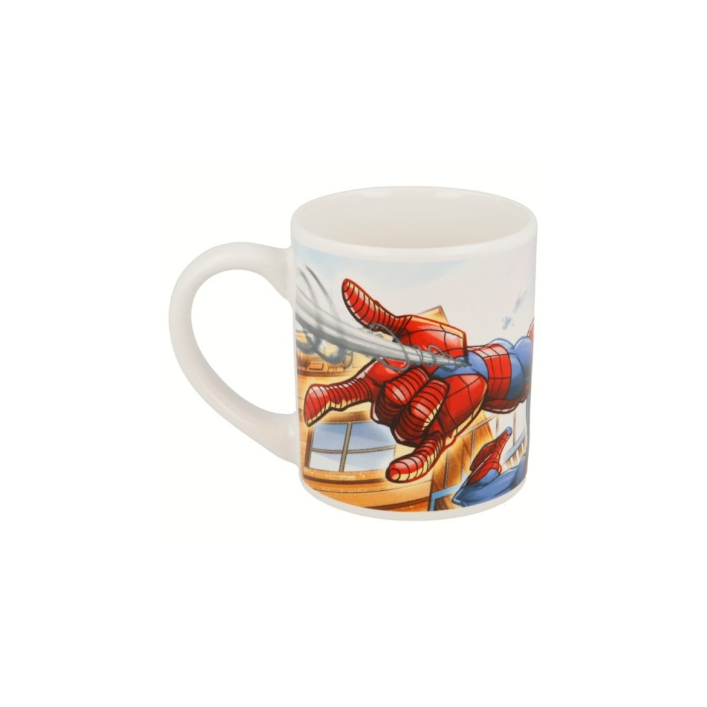 Dětská keramická jídelní souprava Spiderman – talíř, miska a hrnek (3 ks), 78375